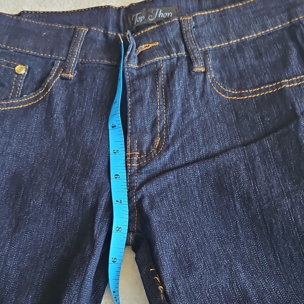 Top Jhon Boys Straight Jeans Dark Blue Cotton Spandex Size 9/10‎ MP701 woman - Picture 8 of 11